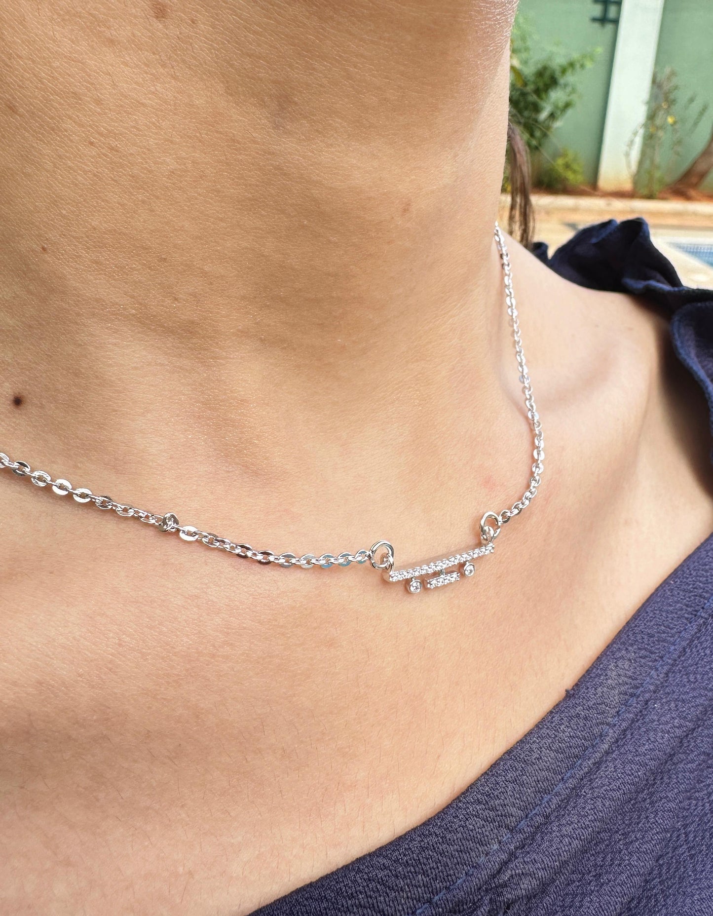 Antique Allure Silver Necklace
