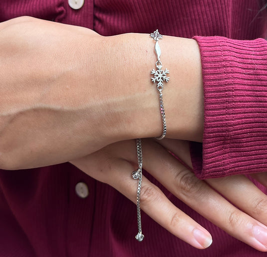 Snowflake Silver Bracelet
