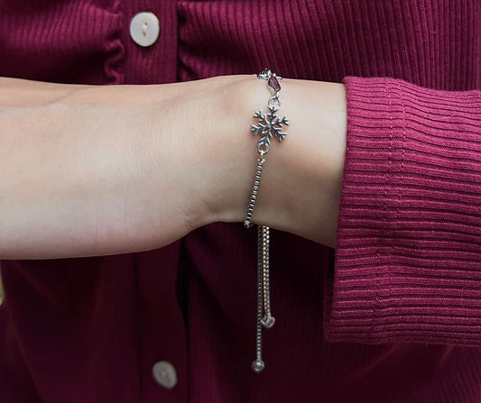 Snowflake Silver Bracelet