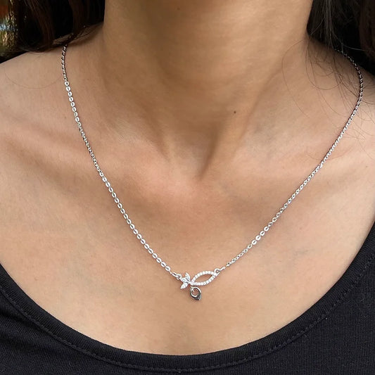 Designer Silver Pendant Necklace