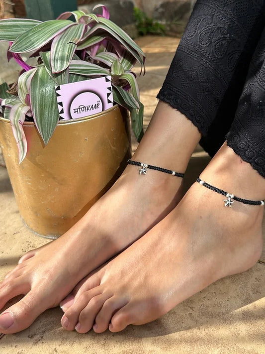 Black Thread Anklet
