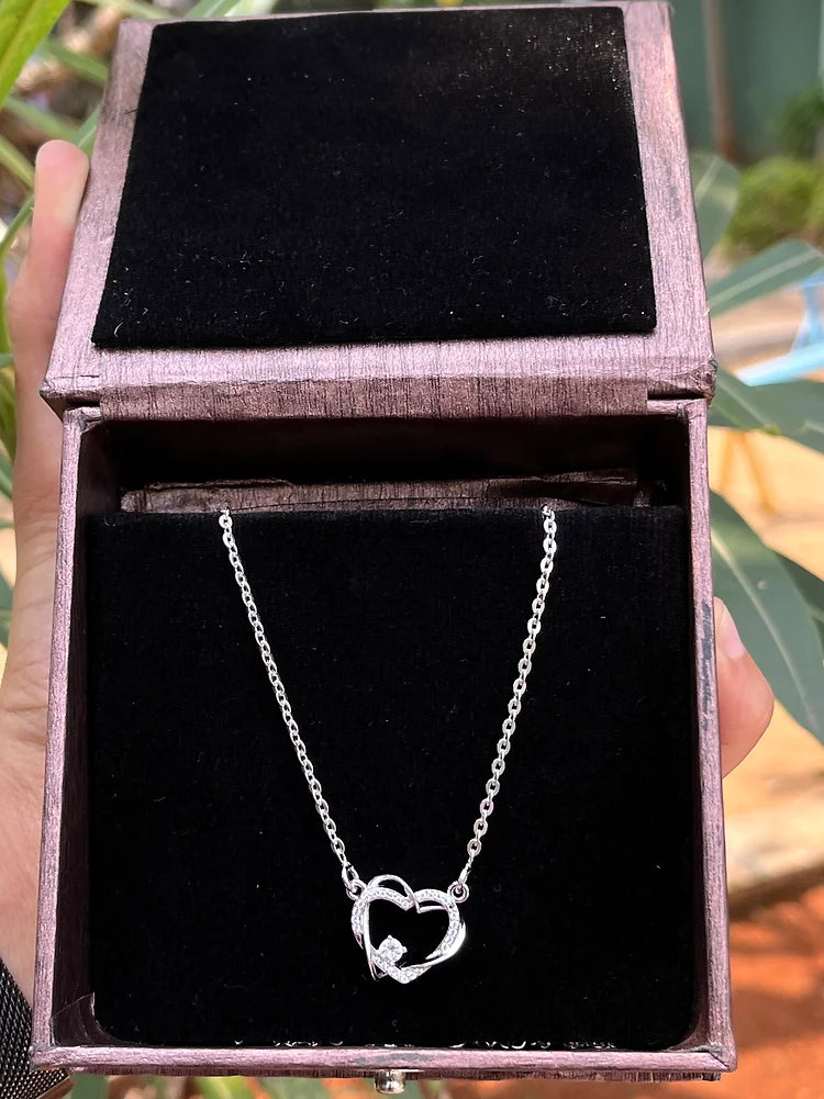 Whispering Heart Silver Necklace