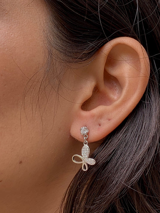925 Silver Earring ( Butterfly)