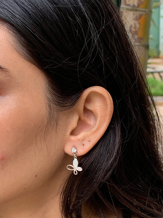925 Silver Earring ( Butterfly)