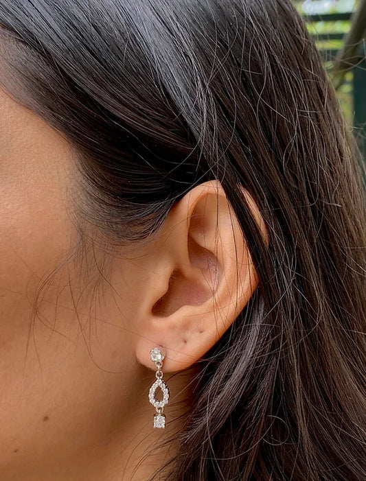 925 Silver Earring With stone