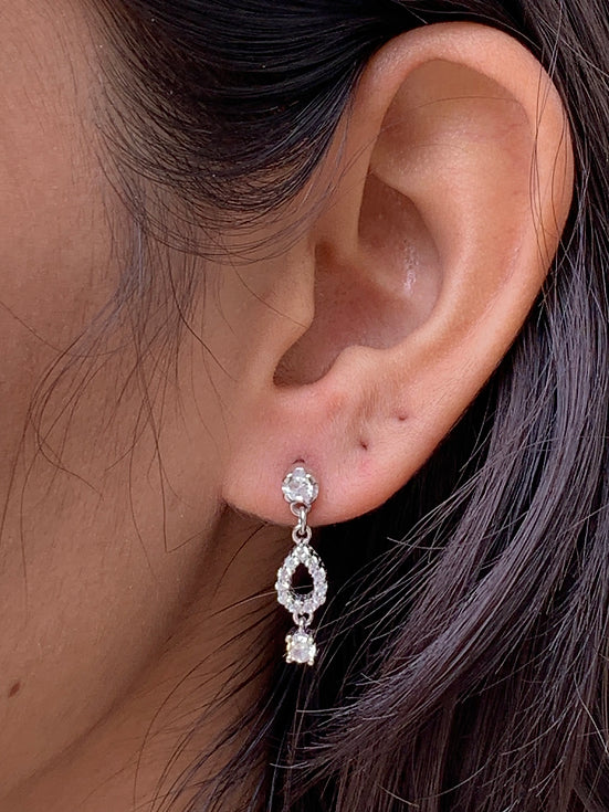 925 Silver Earring With stone
