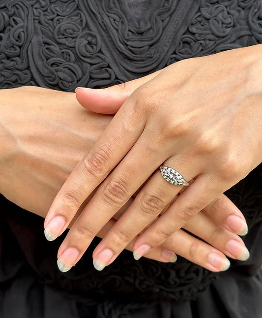 Modern Minimalist Silver Ring
